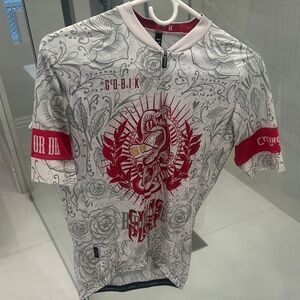 Women’s or Men’s Cycling Shirt - Red and Gray